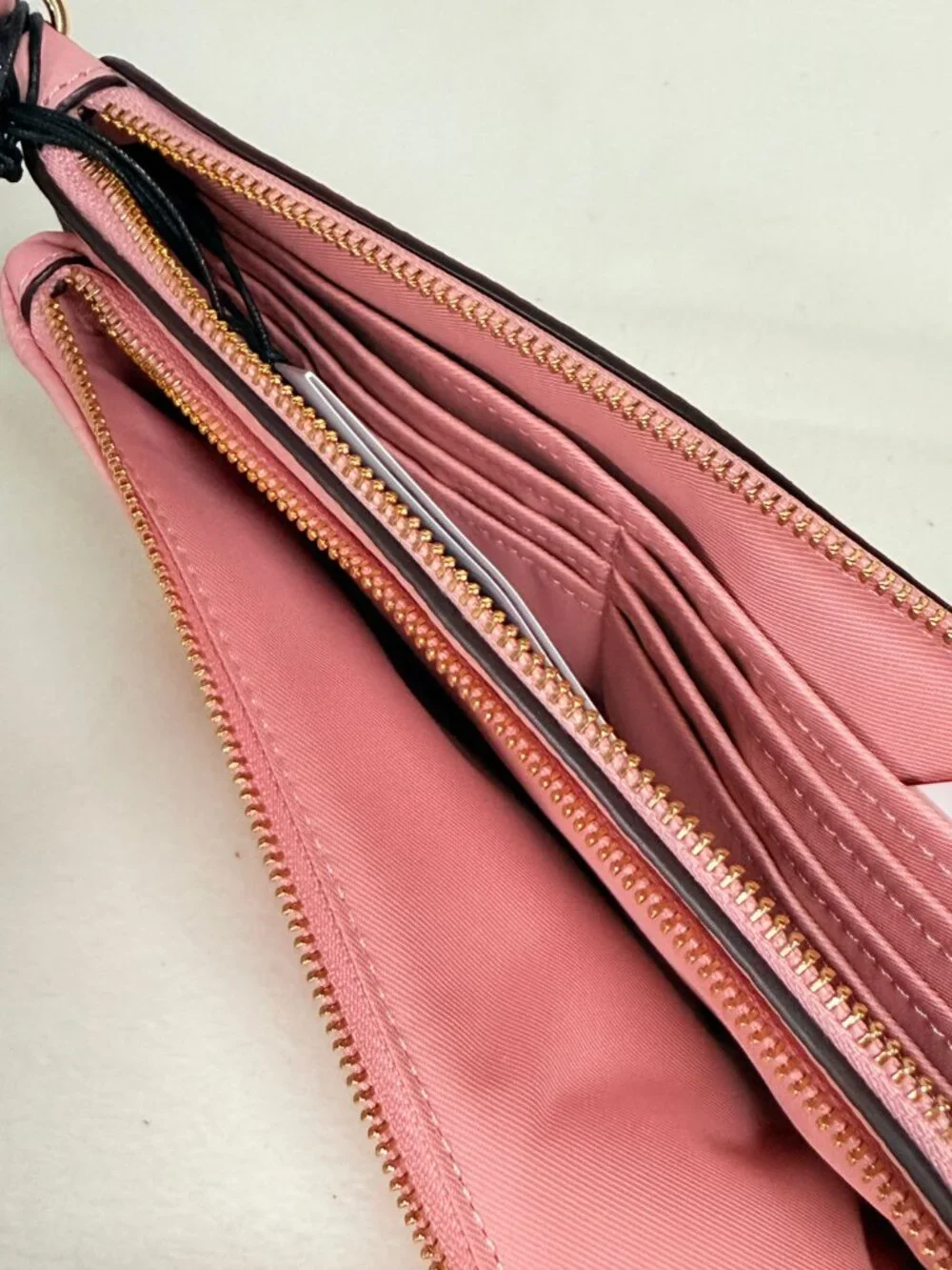 coach Double Zip Wallet In Signature Denim cdn22